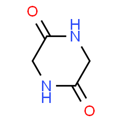 ChemSpider 2D Image | 2,5-Diketopiperazine | C4H6N2O2