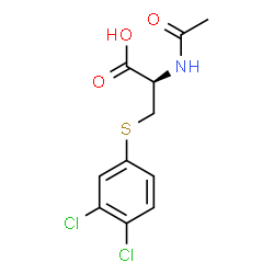 ChemSpider 2D Image | N-Acetyl-S-(3,4-dichlorophenyl)-L-cysteine | C11H11Cl2NO3S