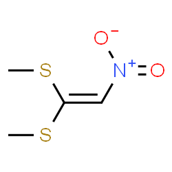 ChemSpider 2D Image | Nitroketene dimethyl mercaptal | C4H7NO2S2