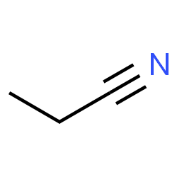 ChemSpider 2D Image | Propionitrile | C3H5N