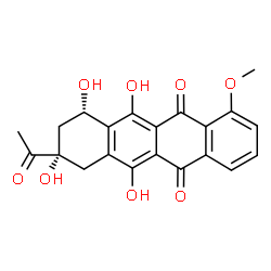 ChemSpider 2D Image | Daunomycinone | C21H18O8