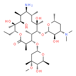 ChemSpider 2D Image | Erythromycylamine | C37H70N2O12