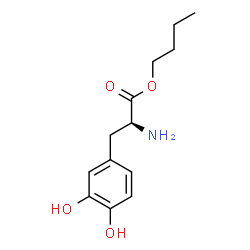 ChemSpider 2D Image | Butyl 3-hydroxy-L-tyrosinate | C13H19NO4
