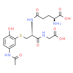 ChemSpider 2D Image | 3-GLUTATHIONYLACETAMINOPHEN | C18H24N4O8S
