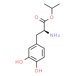 ChemSpider 2D Image | Isopropyl 3-hydroxy-L-tyrosinate | C12H17NO4