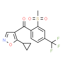 ChemSpider 2D Image | isoxaflutole | C15H12F3NO4S