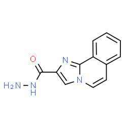 ChemSpider 2D Image | Imidazo[2,1-a]isoquinoline-2-carbohydrazide | C12H10N4O