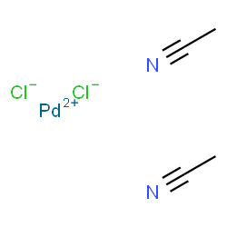 ChemSpider 2D Image | Acetonitrile - dichloropalladium (2:1) | C4H6Cl2N2Pd