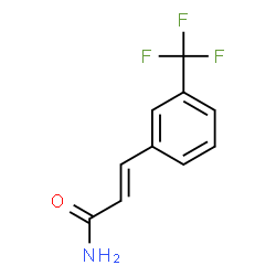 ChemSpider 2D Image | (2E)-3-[3-(Trifluoromethyl)phenyl]acrylamide | C10H8F3NO
