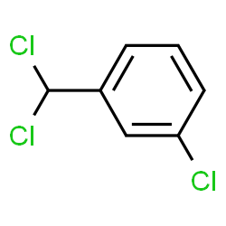 ChemSpider 2D Image | 1-Chloro-3-(dichloromethyl)benzene | C7H5Cl3