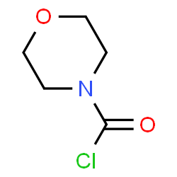 ChemSpider 2D Image | 4-(Chloroformyl)morpholine | C5H8ClNO2