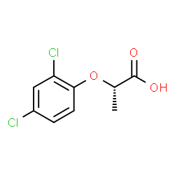 ChemSpider 2D Image | (-)-dichlorprop | C9H8Cl2O3