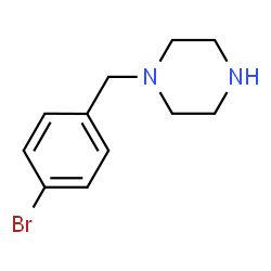 ChemSpider 2D Image | 1-(4-Bromobenzyl)piperazine | C11H15BrN2