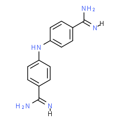 ChemSpider 2D Image | 4,4'-iminodibenzamidine | C14H15N5