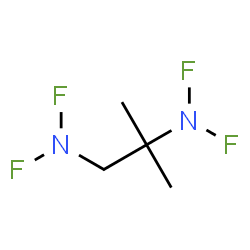 ChemSpider 2D Image | N,N,N',N'-Tetrafluoro-2-methyl-1,2-propanediamine | C4H8F4N2