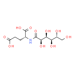 ChemSpider 2D Image | (2R)-2-{[(2R,3S,4R,5R)-2,3,4,5,6-Pentahydroxyhexanoyl]amino}pentanedioic acid (non-preferred name) | C11H19NO10