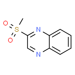 ChemSpider 2D Image | 2-(Methylsulfonyl)quinoxaline | C9H8N2O2S