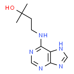 ChemSpider 2D Image | 2-Methyl-4-(7H-purin-6-ylamino)-2-butanol | C10H15N5O
