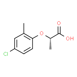 ChemSpider 2D Image | (-)-mecoprop | C10H11ClO3