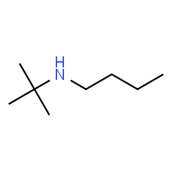 ChemSpider 2D Image | n-butyl-tert-butylamine | C8H19N