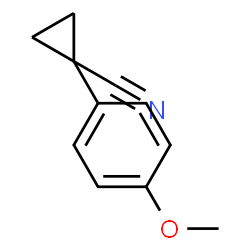 ChemSpider 2D Image | 1-(4-Methoxyphenyl)cyclopropanecarbonitrile | C11H11NO
