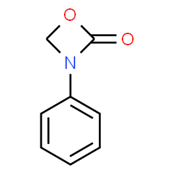 ChemSpider 2D Image | 3-Phenyl-1,3-oxazetidin-2-one | C8H7NO2