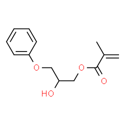 ChemSpider 2D Image | 2-Hydroxy-3-phenoxypropyl methacrylate | C13H16O4