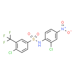 ChemSpider 2D Image | Flusulfamide | C13H7Cl2F3N2O4S