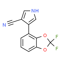 ChemSpider 2D Image | fludioxonil | C12H6F2N2O2