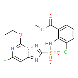 ChemSpider 2D Image | cloransulam-methyl | C15H13ClFN5O5S