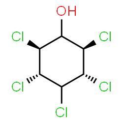 ChemSpider 2D Image | (2R,3S,5R,6S)-2,3,4,5,6-Pentachlorocyclohexanol | C6H7Cl5O