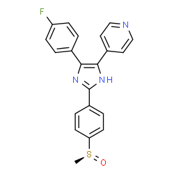 ChemSpider 2D Image | (S)-sb-203580 | C21H16FN3OS