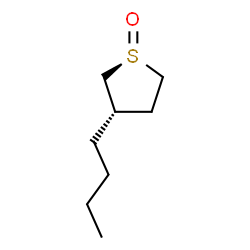 ChemSpider 2D Image | (1S,3S)-3-Butyltetrahydrothiophene 1-oxide | C8H16OS