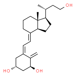 ChemSpider 2D Image | (1S)-1,23-dihydroxy-24,25,26,27-tetranorcalciol | C23H36O3