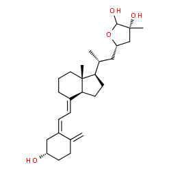 ChemSpider 2D Image | (3S,5Z,7E,23S,25R)-23,26-Epoxy-9,10-secocholesta-5,7,10-triene-3,25,26-triol | C27H42O4
