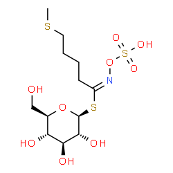 ChemSpider 2D Image | GLUCOERUCIN(RG) | C12H23NO9S3