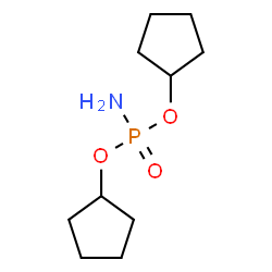 ChemSpider 2D Image | Dicyclopentyl phosphoramidate | C10H20NO3P