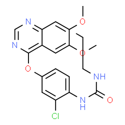 ChemSpider 2D Image | KRN 633 | C20H21ClN4O4