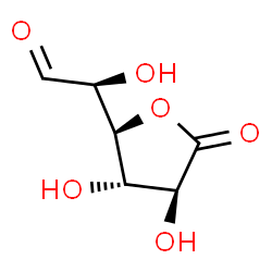ChemSpider 2D Image | (2S)-[(2S,3S,4S)-3,4-Dihydroxy-5-oxotetrahydro-2-furanyl](hydroxy)acetaldehyde (non-preferred name) | C6H8O6
