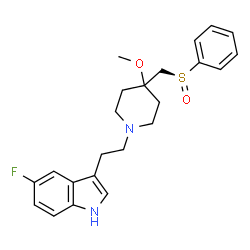 ChemSpider 2D Image | GR-159,897 | C23H27FN2O2S