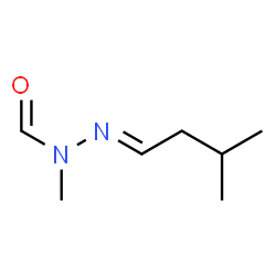 ChemSpider 2D Image | N-Methyl-N'-[(1E)-3-methylbutylidene]formic hydrazide | C7H14N2O