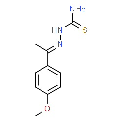 ChemSpider 2D Image | (1E)-1-(4-methoxyphenyl)ethanone thiosemicarbazone | C10H13N3OS