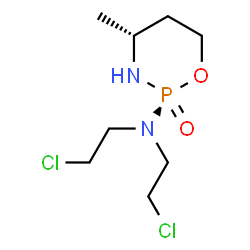 ChemSpider 2D Image | (2R,4R)-N,N-Bis(2-chloroethyl)-4-methyl-1,3,2-oxazaphosphinan-2-amine 2-oxide | C8H17Cl2N2O2P