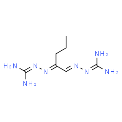 ChemSpider 2D Image | N'',N'''''-(1E,2E)-1,2-Pentanediylidenedicarbonohydrazonic diamide | C7H16N8