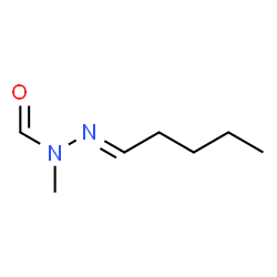 ChemSpider 2D Image | pentanal N-methyl-N-formylhydrazone | C7H14N2O
