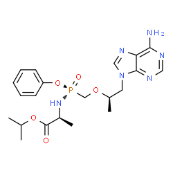 ChemSpider 2D Image | Tenofovir alafenamide | C21H29N6O5P