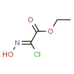 ChemSpider 2D Image | 1-Ethyl oxalyl chloride 2-oxime | C4H6ClNO3