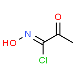 ChemSpider 2D Image | N-Hydroxy-2-oxopropanimidoyl chloride | C3H4ClNO2