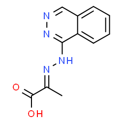 ChemSpider 2D Image | Hydralazine pyruvic acid hydrazone | C11H10N4O2