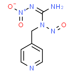 ChemSpider 2D Image | 2-Nitro-1-nitroso-1-(4-pyridinylmethyl)guanidine | C7H8N6O3